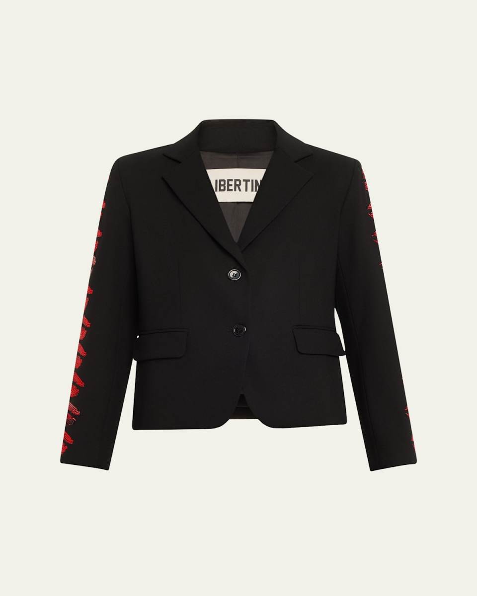 Bisou Redux Single-Breasted Short Jacket
